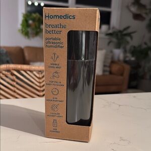 Homedics Black Humidifier